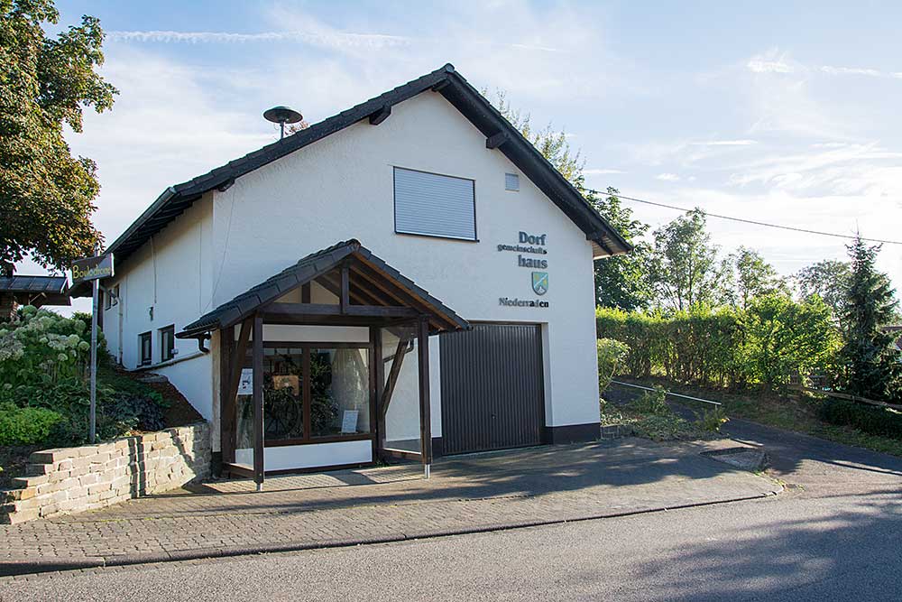 Foto des Dorfgemeinschaftshauses im Ortsteil Niederraden