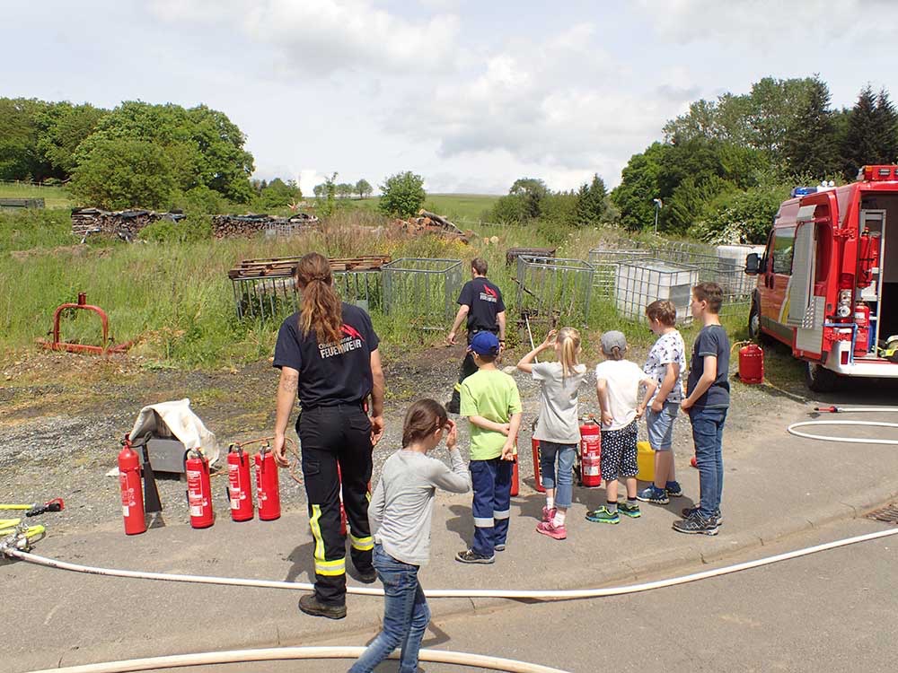 Brandschutzerziehung durch die FFW