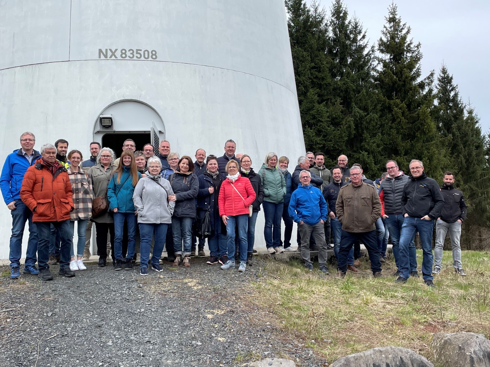 Fahrt zum Windpark