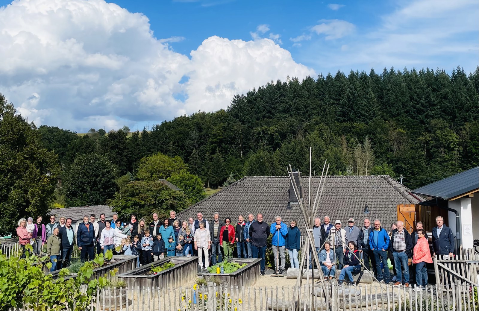 Gruppenfoto für Dorf mit Zukunft