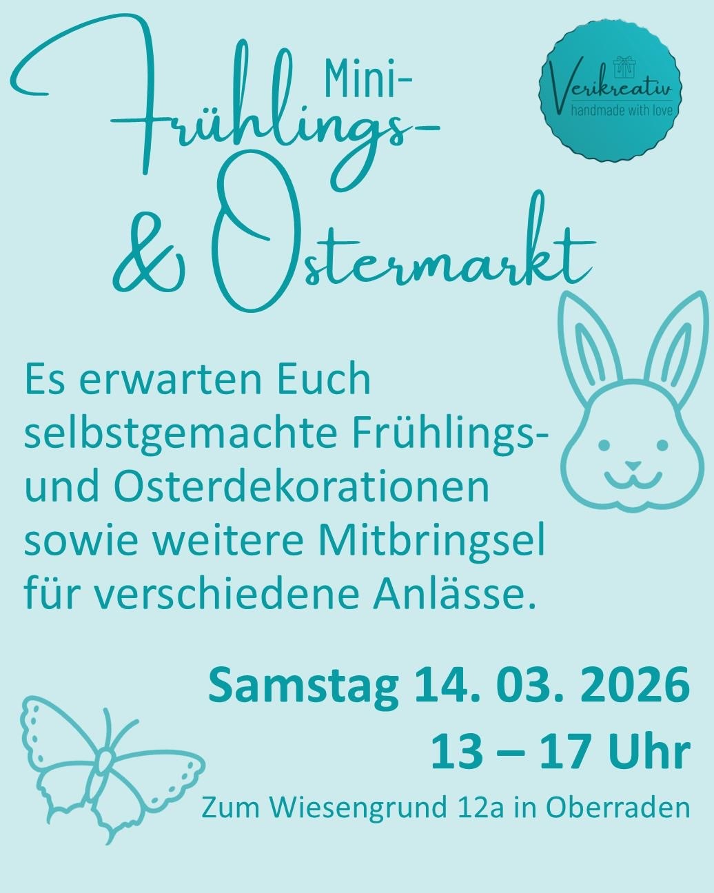 Plakat Frühlings- und Ostermarkt